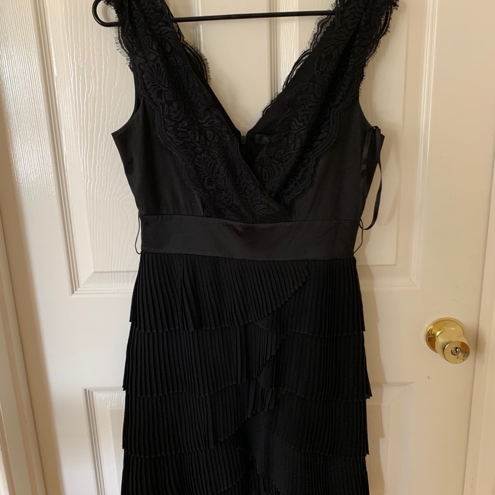 The Limited - Black Ruffle Lace Cocktail Dress